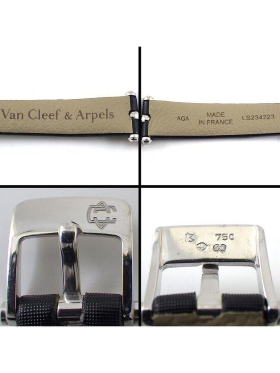 Van Cleef & Arpels Watch Fantasy Carre Diamond Bezel Index Lug Square White main image 6